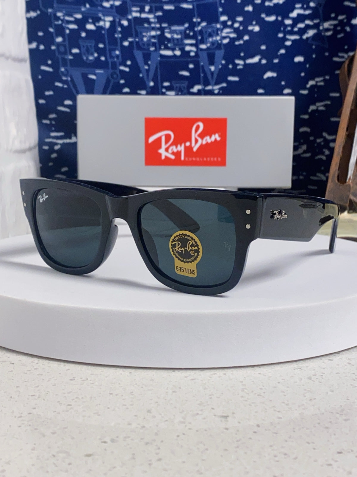 Ray-Ban RB0840 Square Silver Lens Sunglasses for Men & Women - 433103