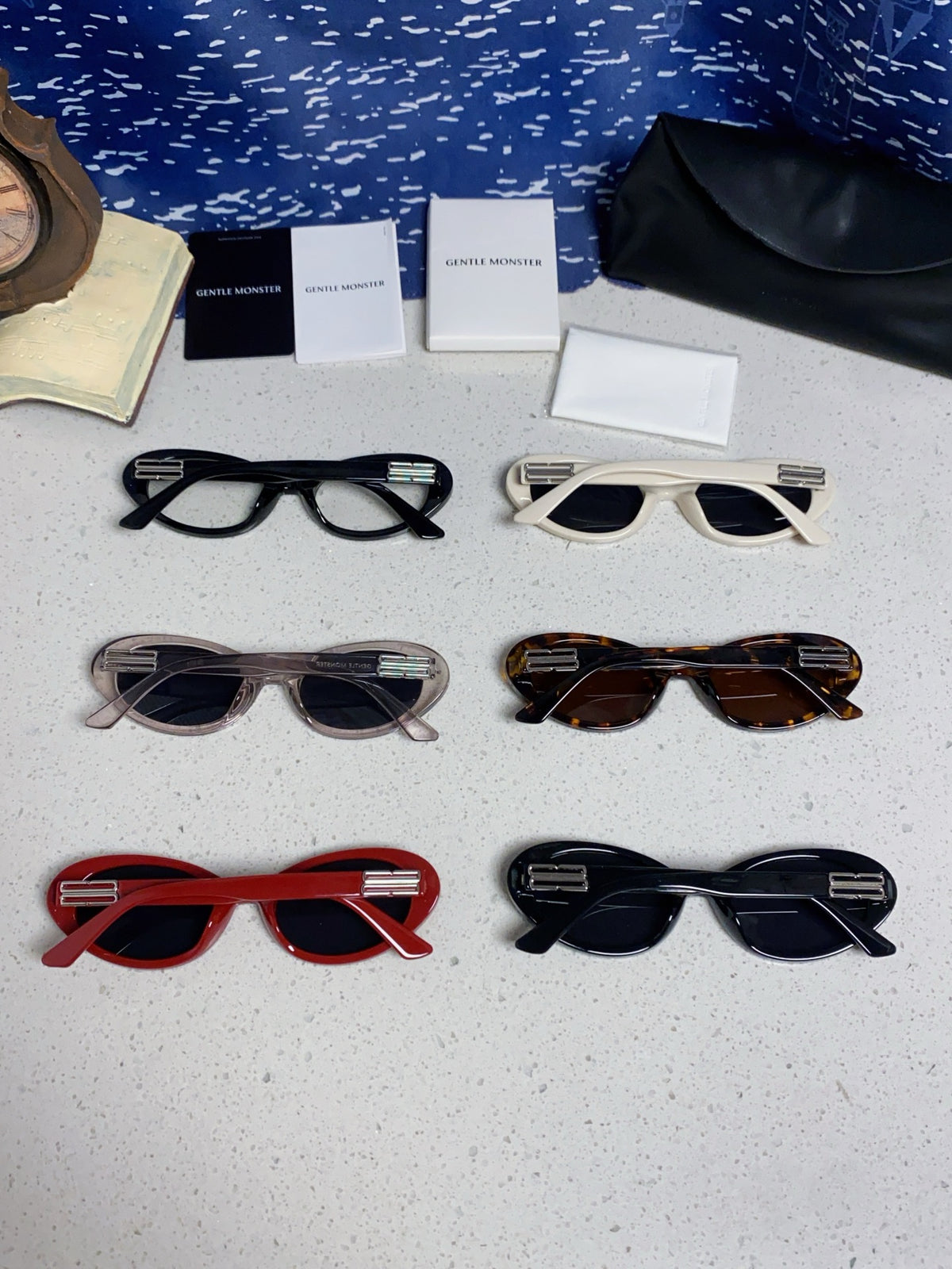 Gentle Monster JEANS Cat-Eye Silver Lens Sunglasses for Men & Women - detail image 11