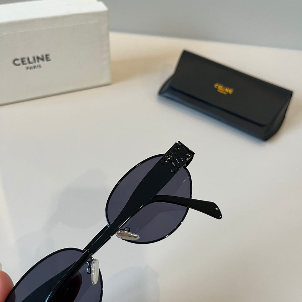 Celine Cat-Eye Black Lens Sunglasses for Men & Women - 432030 - detail image 7