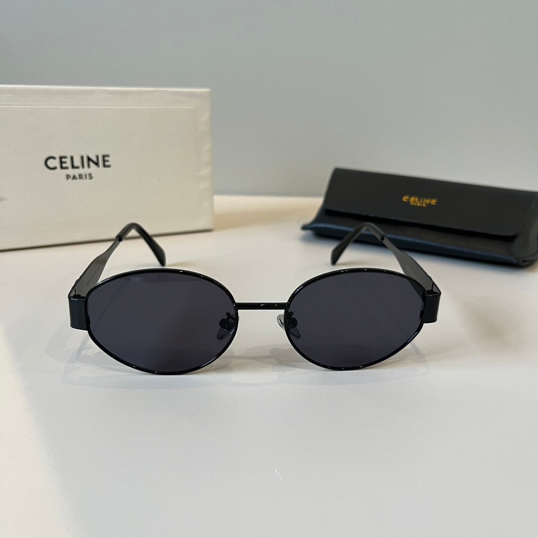 Celine Cat-Eye Black Lens Sunglasses for Men & Women - 432030 - detail image 2