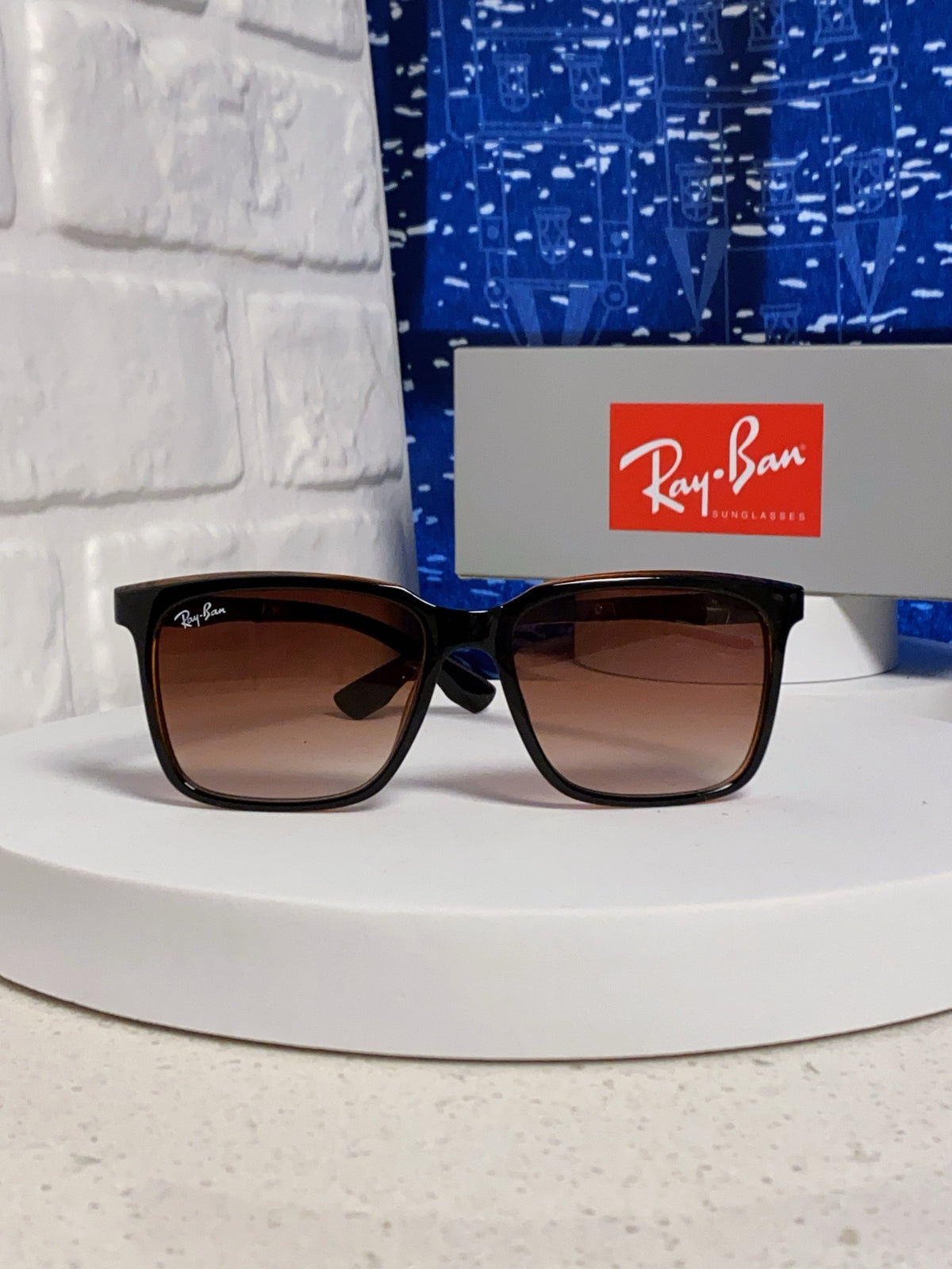 Ray-Ban RB4614 Square Red Lens Sunglasses for Men & Women - detail image 2