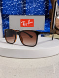 Ray-Ban RB4614 Square Red Lens Sunglasses for Men & Women