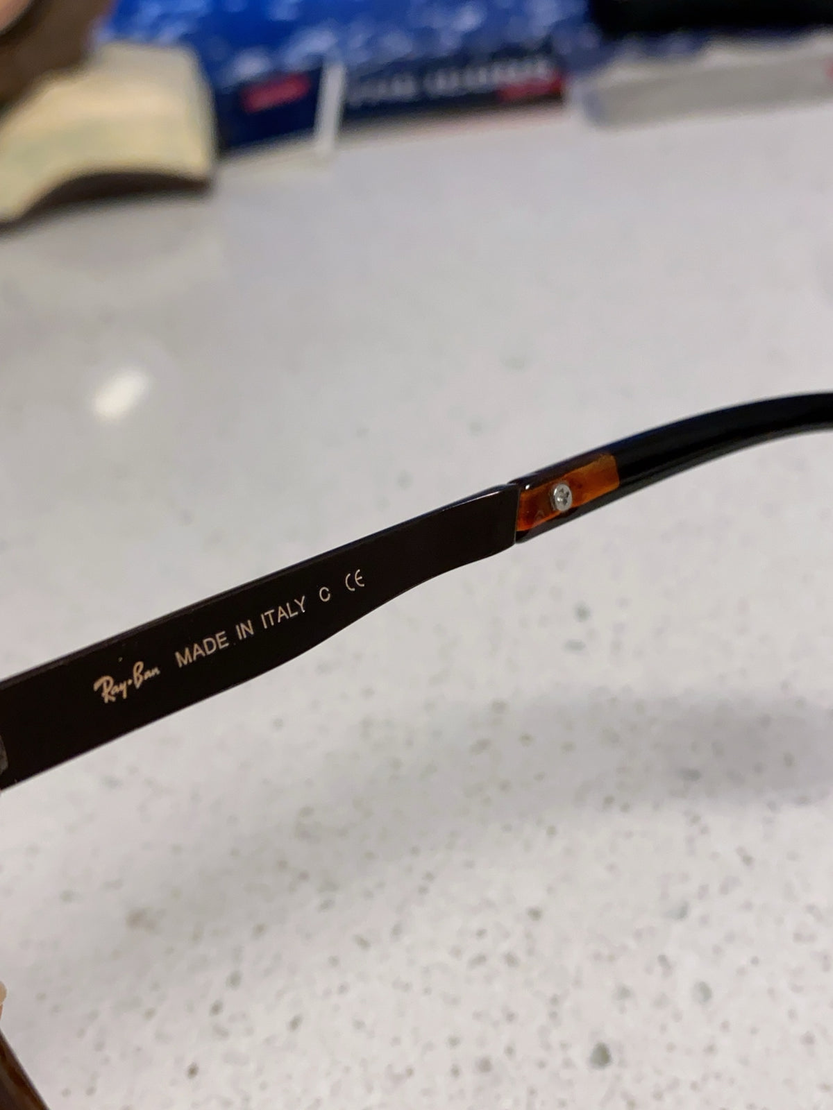 Ray-Ban RB4614 Square Red Lens Sunglasses for Men & Women - detail image 8