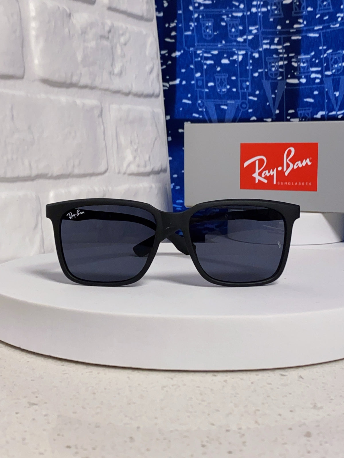 Ray-Ban RB4614 Square Silver Lens Sunglasses for Men & Women - detail image 2