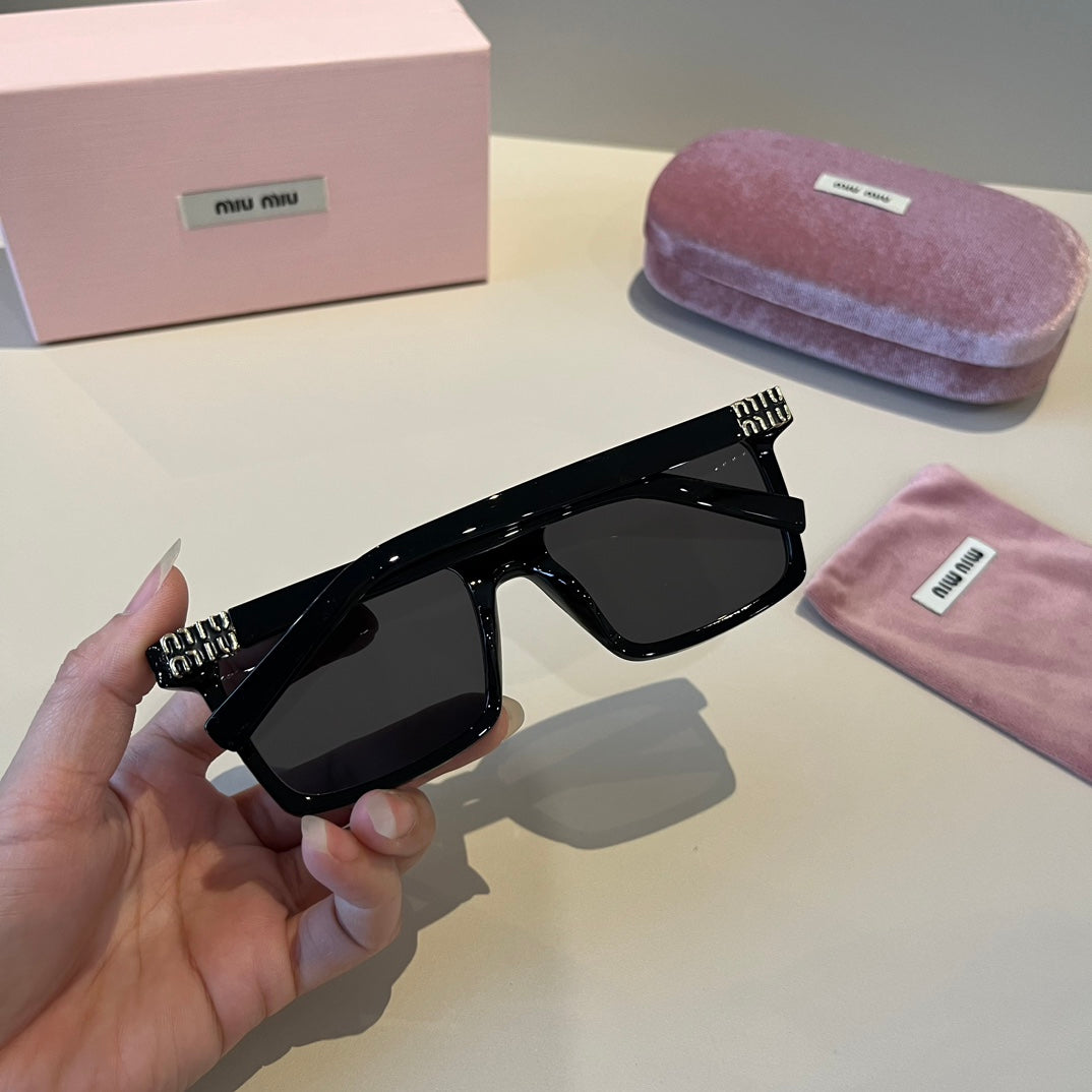 Miu Miu SMUO7S Square Black Lens Sunglasses for Men & Women - 382959 - detail image 4