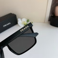 Prada Square Black Lens Sunglasses for Men & Women - 358425