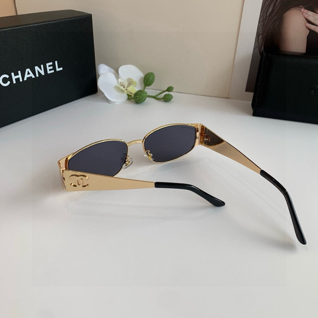 Chanel Metal Square Silver Lens Sunglasses for Men & Women - 357990 - detail image 2