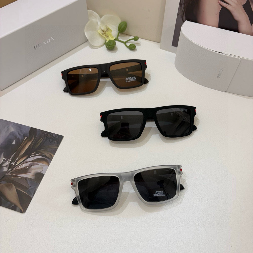 Prada Square Black Lens Sunglasses for Men & Women - 449372 - detail image 2