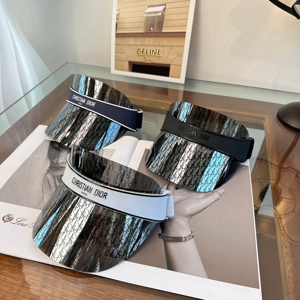 Dior Fashion Gray Sun Visor for Men & Women - 465329
