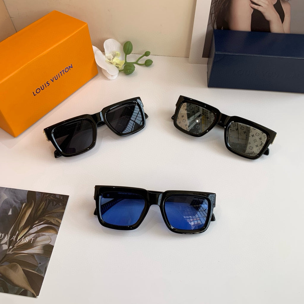 Louis Vuitton Square Blue Lens Sunglasses for Men & Women - 132151 - detail image 4