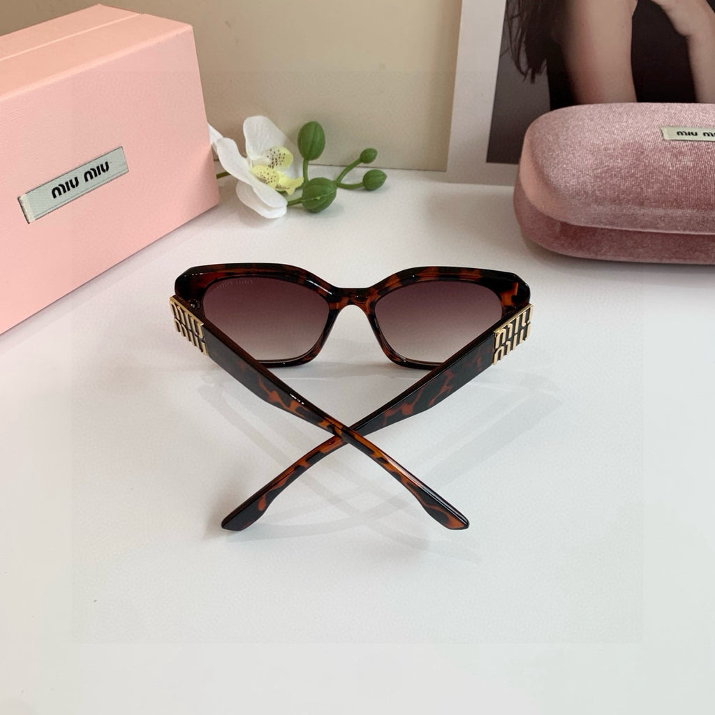 Miu Miu Square Black Lens Sunglasses for Men & Women - 132603 - detail image 2