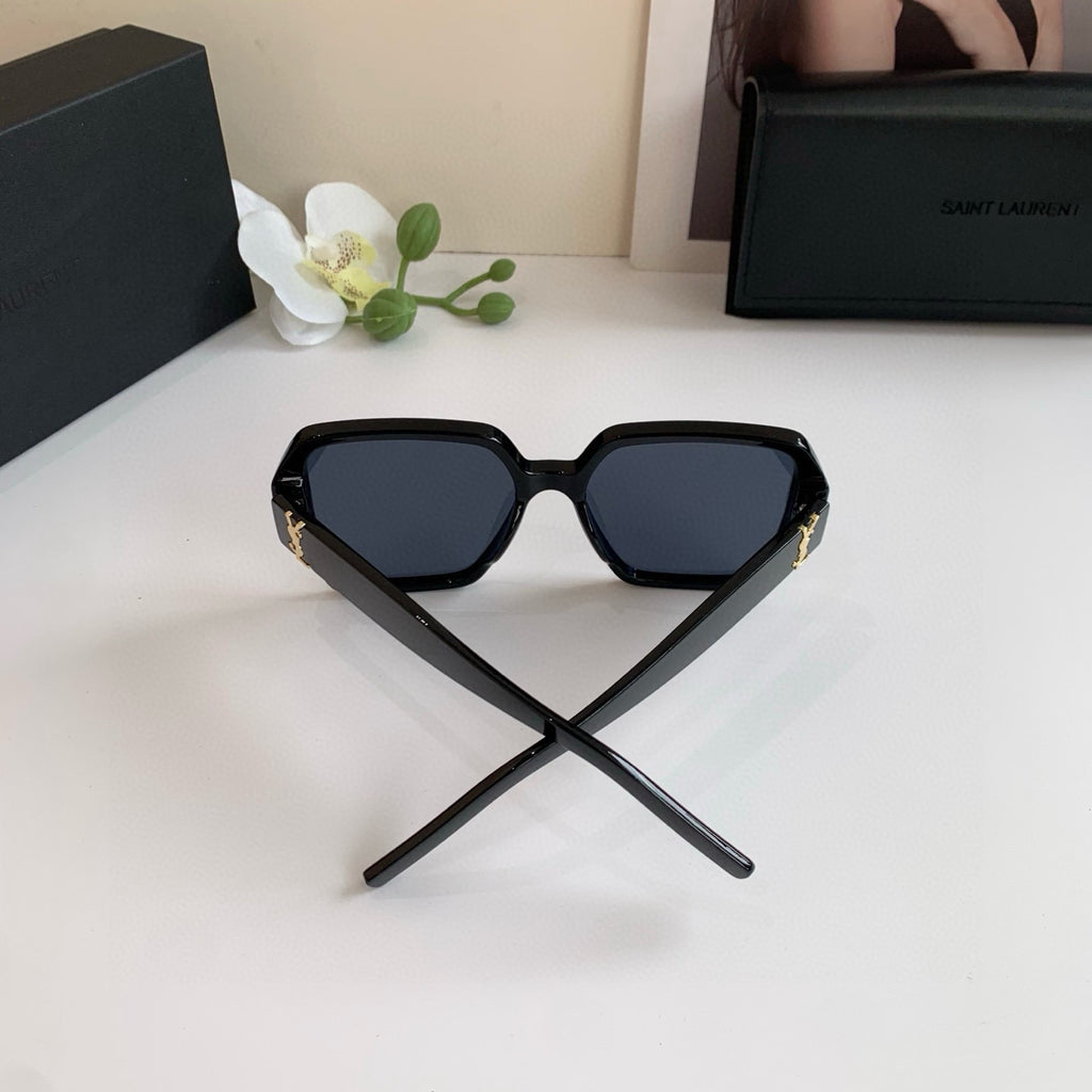 Saint Laurent Square Black Lens Sunglasses for Men & Women - 398787 - detail image 3