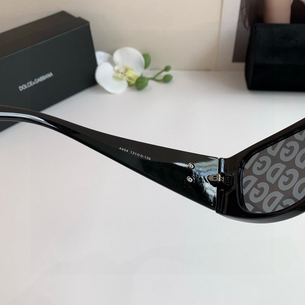 Dolce & Gabbana Oversized Black Lens Sunglasses for Men & Women - 416574
