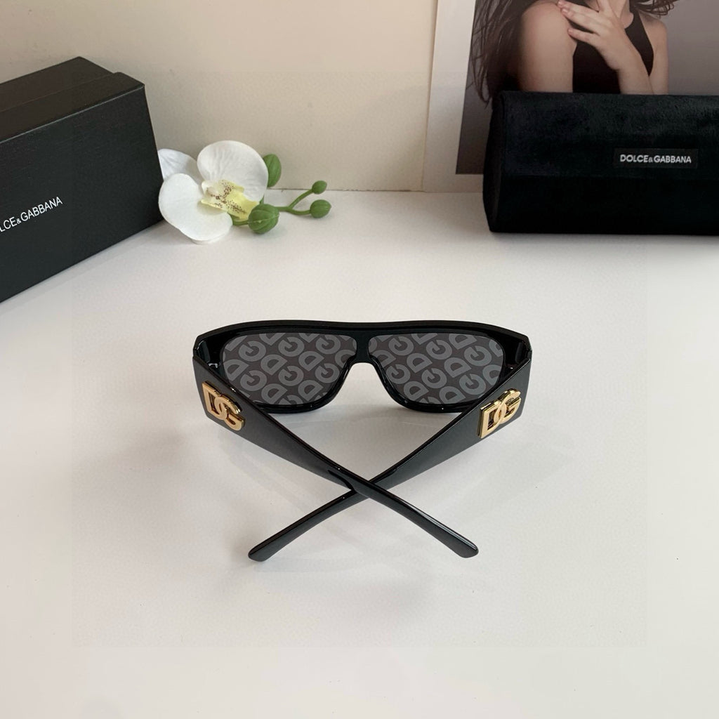 Dolce & Gabbana Oversized Black Lens Sunglasses for Men & Women - 416574 - detail image 2