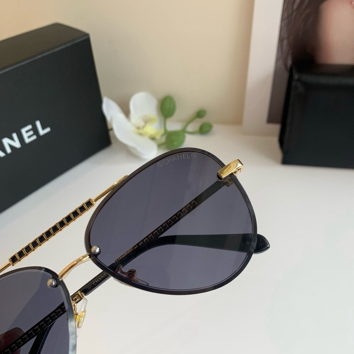 Chanel Aviator Gray Lens Sunglasses for Men & Women - 158340