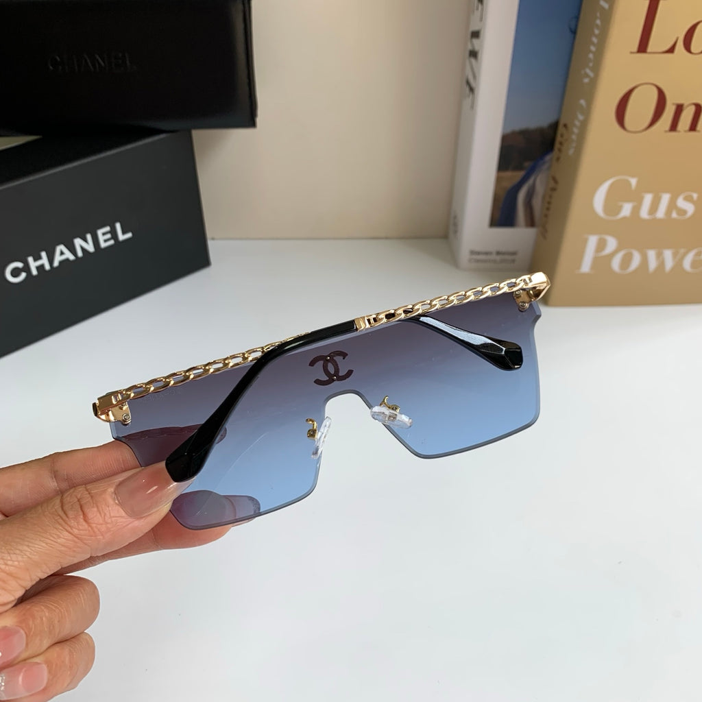 Chanel Square Silver Lens Sunglasses for Men & Women - 997696 - detail image 6