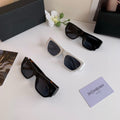 Saint Laurent Square Gold Lens Sunglasses for Men & Women - 449211