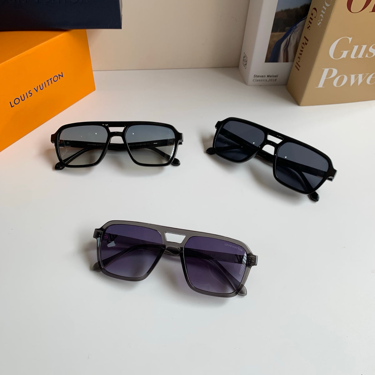 Louis Vuitton Square Silver Lens Sunglasses for Men & Women - 486148 - detail image 10