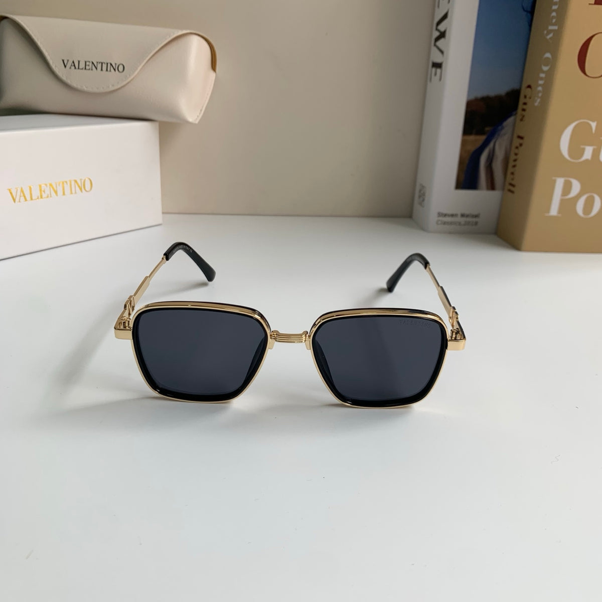 Valentino Metal Fashion Silver Lens Sunglasses for Men & Women - detail image 3