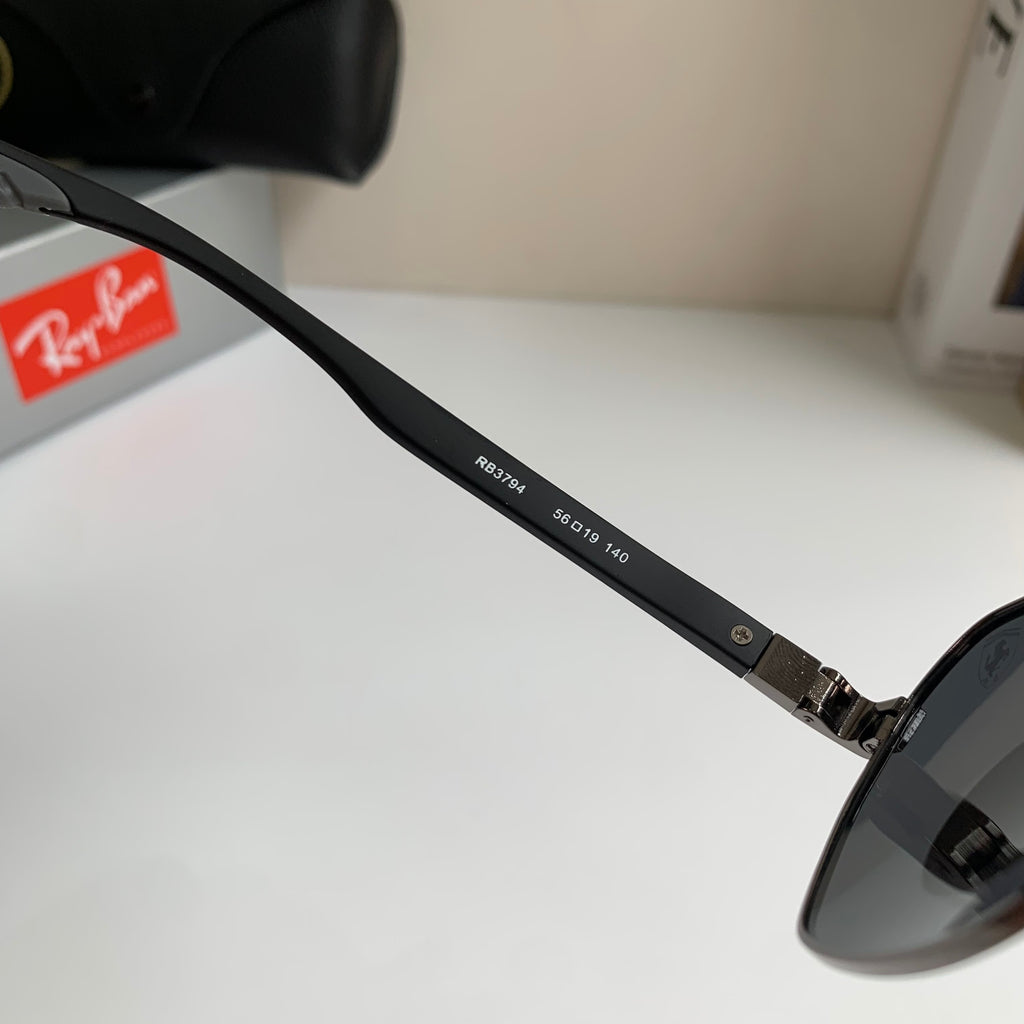 Ray-Ban Polarized Square Black Lens Sunglasses for Men & Women - 358944 - detail image 6
