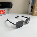 Ray-Ban Polarized Square Black Lens Sunglasses for Men & Women - 358944