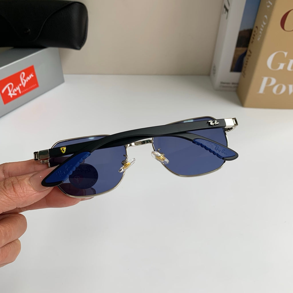 Ray-Ban Polarized Square Silver Lens Sunglasses for Men & Women - 450153 - detail image 6