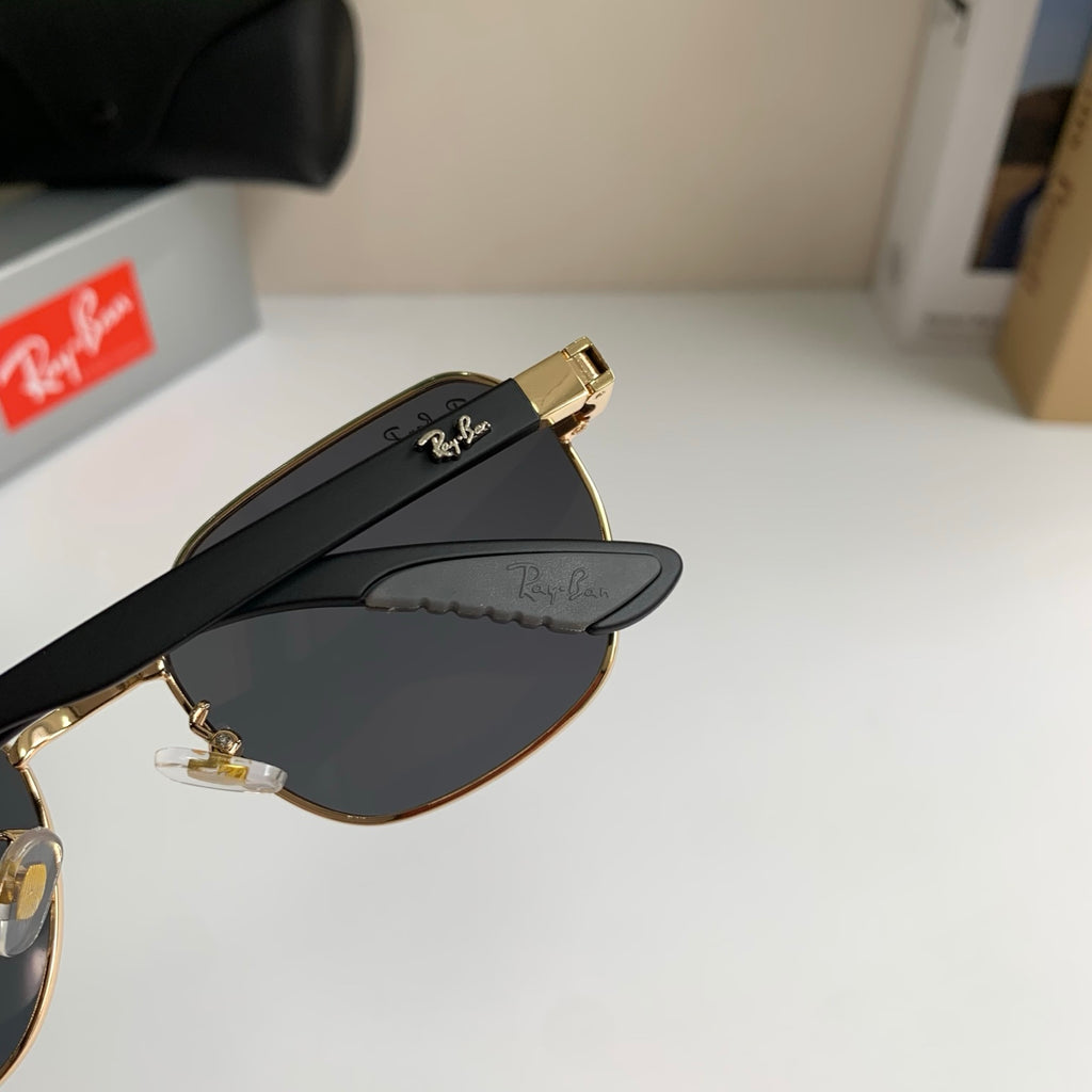 Ray-Ban Polarized Square Silver Lens Sunglasses for Men & Women - 358948 - detail image 7
