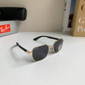 Ray-Ban Polarized Square Silver Lens Sunglasses for Men & Women - 358948