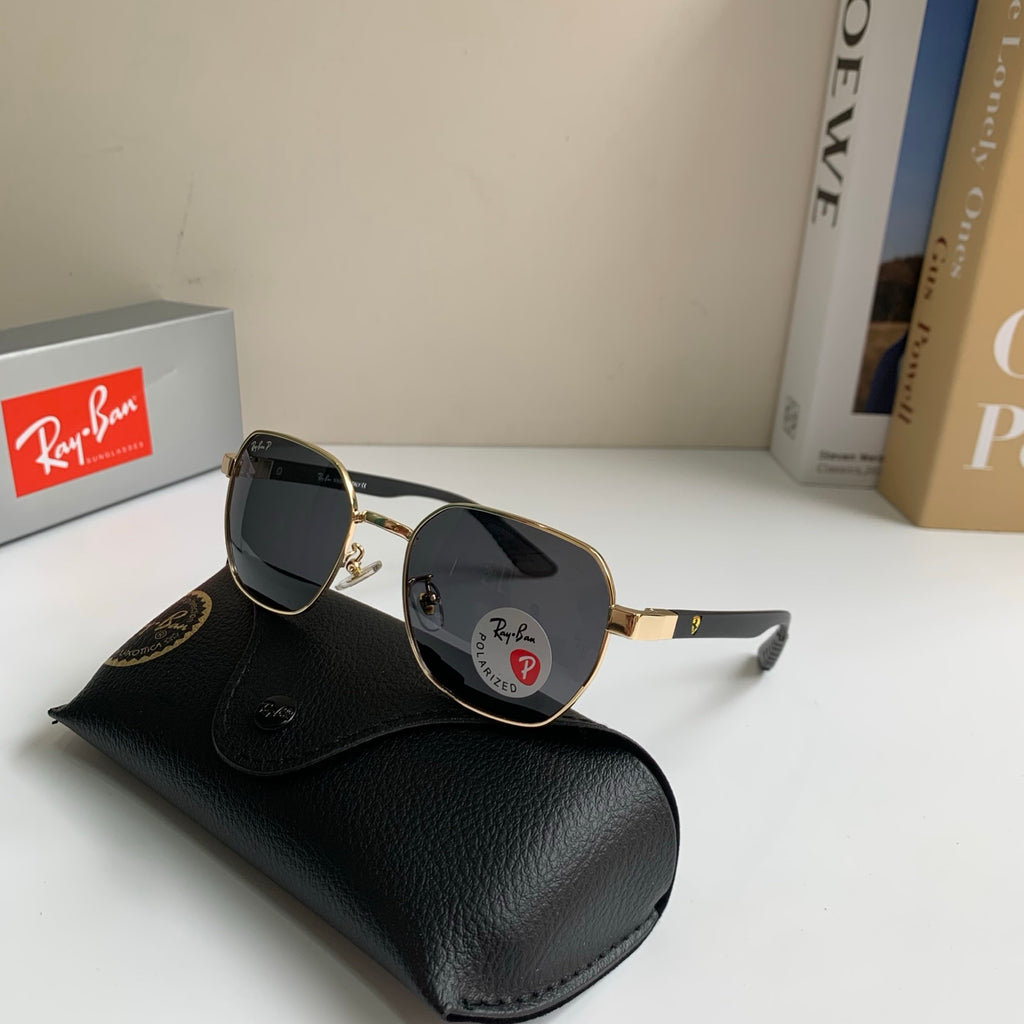 Ray-Ban Polarized Square Silver Lens Sunglasses for Men & Women - 450154 - detail image 5