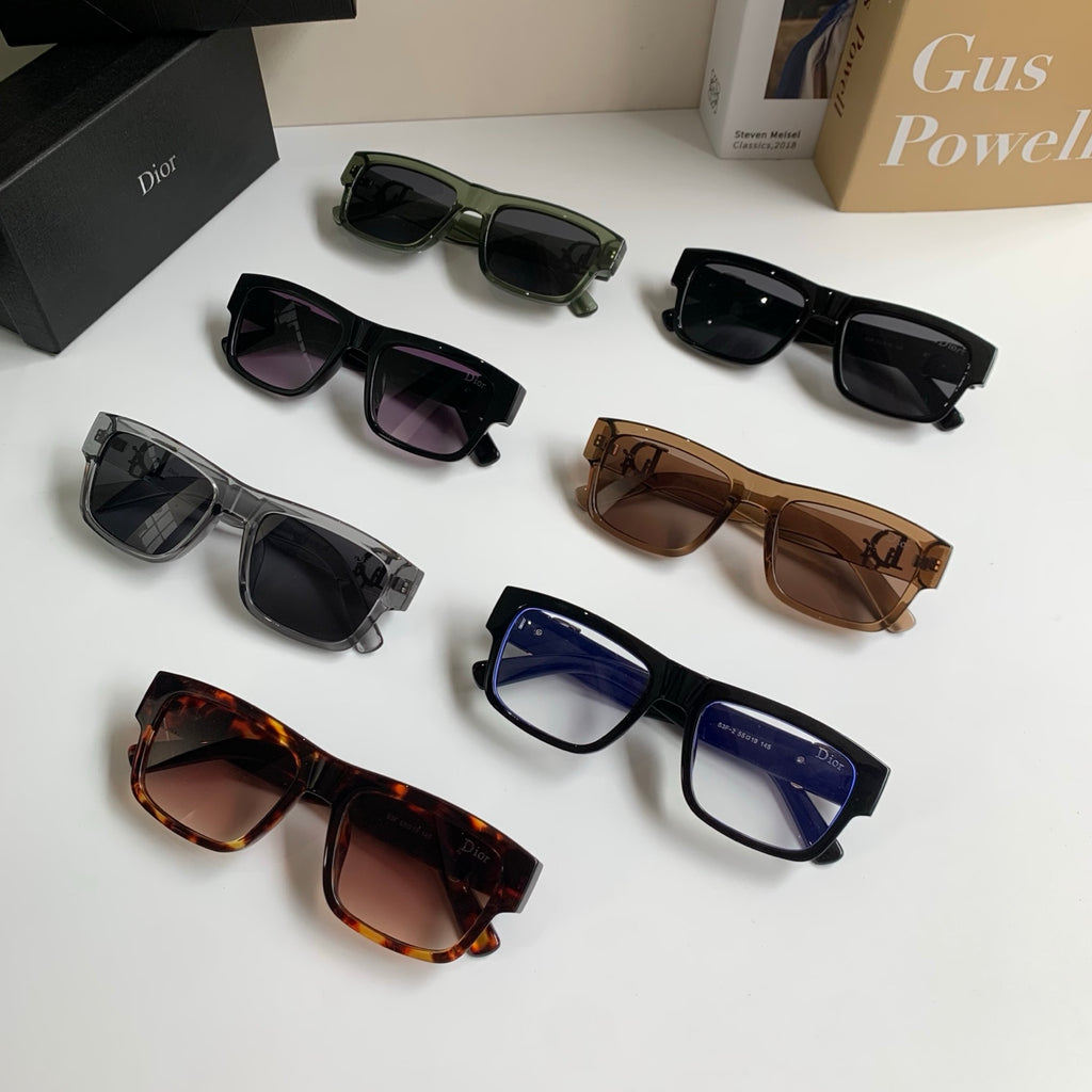 Dior Polarized Square Black Lens Sunglasses for Men & Women - 449155 - detail image 10