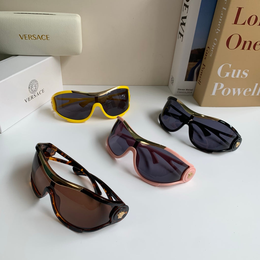 Versace Oversized Brown Lens Sunglasses for Men & Women - 466231 - detail image 8