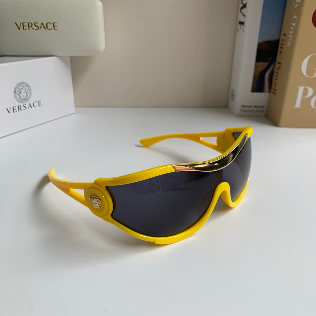 Versace Oversized Brown Lens Sunglasses for Men & Women - 372521