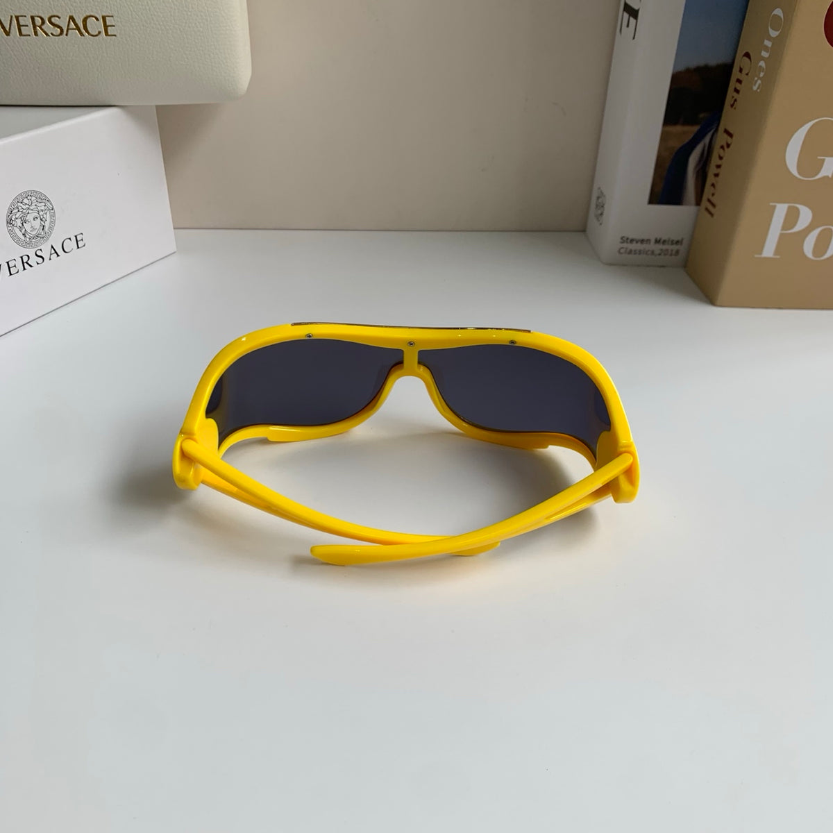 Versace Oversized Brown Lens Sunglasses for Men & Women - 372521 - detail image 5