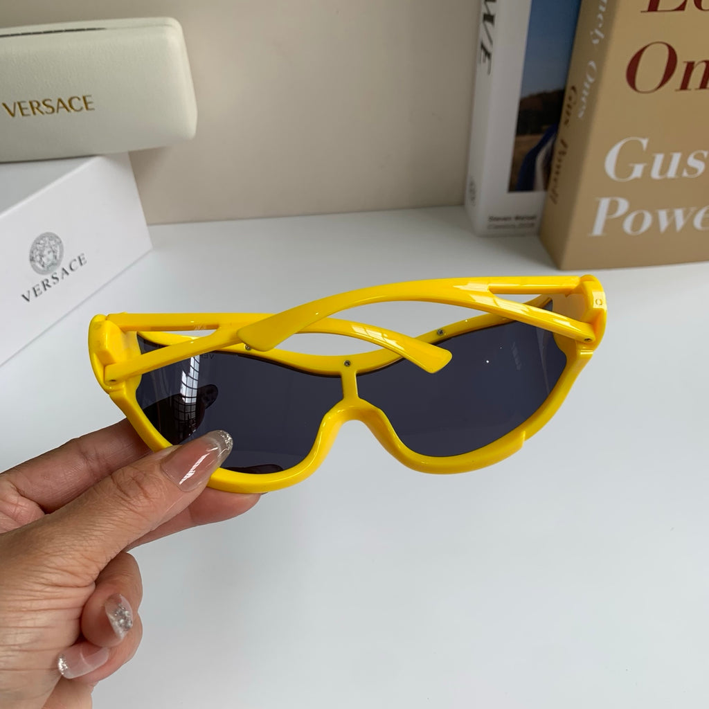 Versace Oversized Brown Lens Sunglasses for Men & Women - 372521 - detail image 7