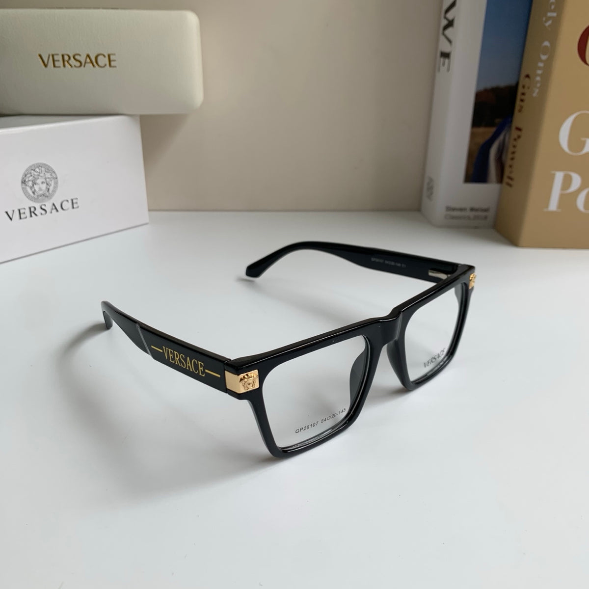 Versace Fashion Silver Lens Sunglasses for Men & Women - 383060