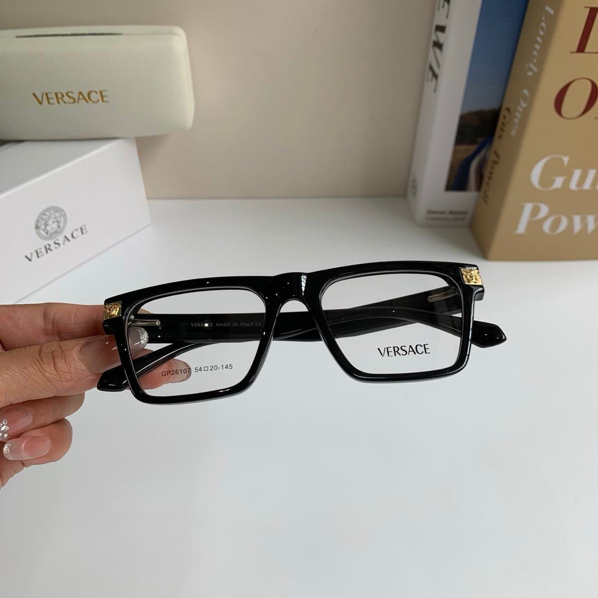 Versace Fashion Silver Lens Sunglasses for Men & Women - 383060 - detail image 4