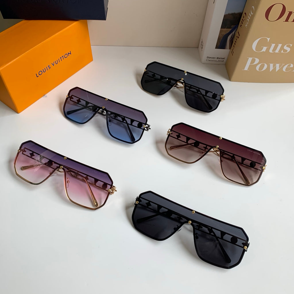 Louis Vuitton Square Black Lens Sunglasses for Men & Women - 464756 - detail image 9