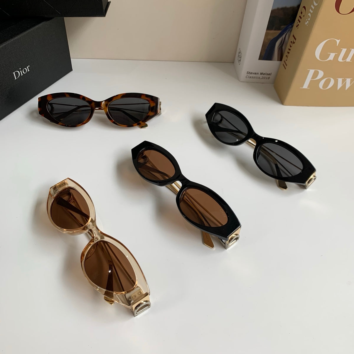 Dior Cat-Eye Silver Lens Sunglasses for Men & Women - 398760 - detail image 10