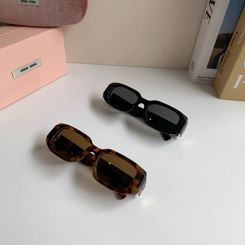 Miu Miu Square Black Lens Sunglasses for Men & Women - 399251 - detail image 10