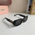 Miu Miu Square Black Lens Sunglasses for Men & Women - 399251