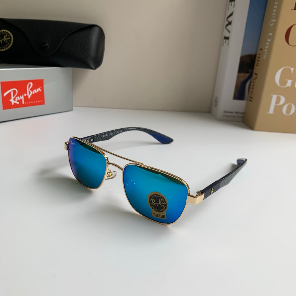 Ray-Ban Polarized Fashion Blue Lens Sunglasses for Men & Women - detail image 2