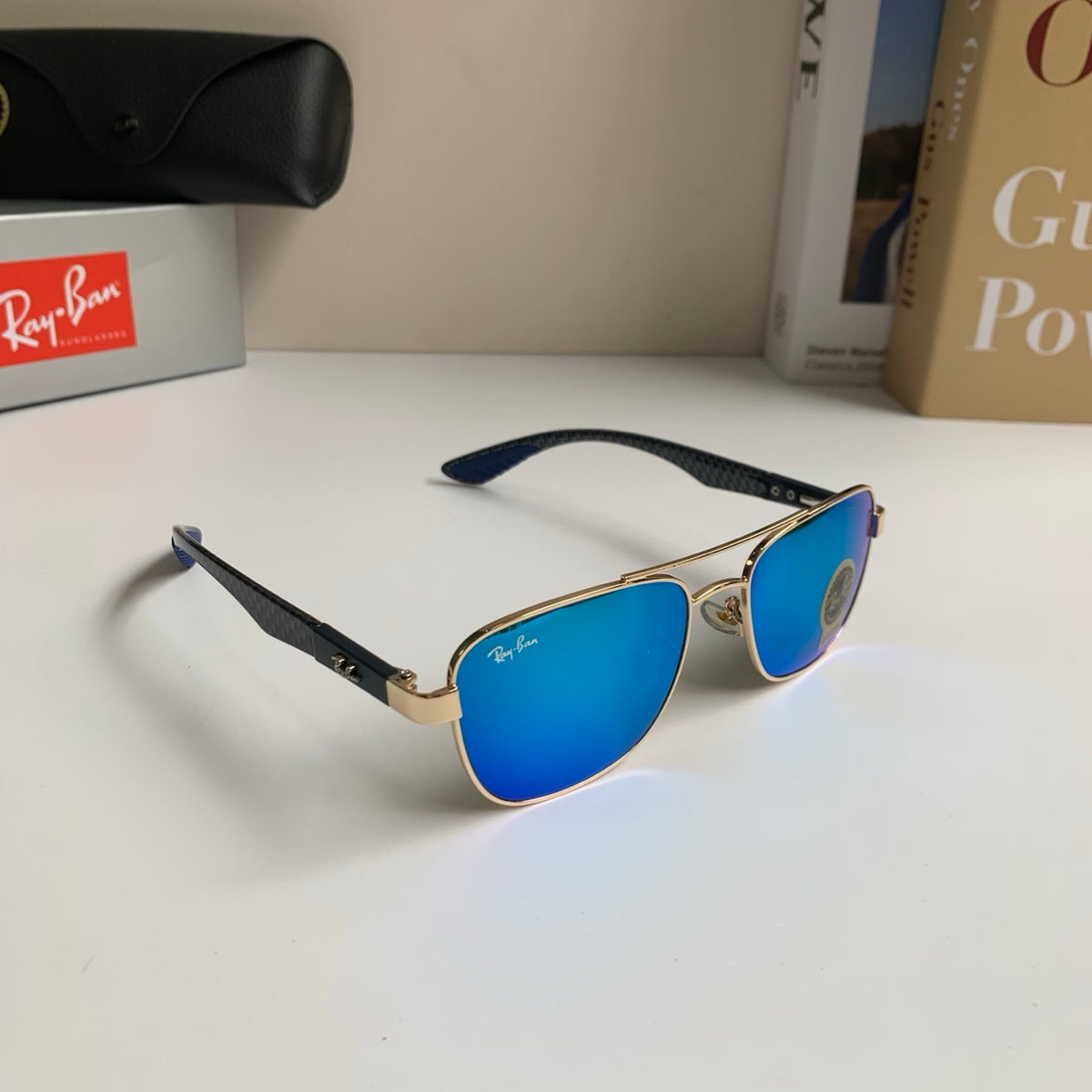 Ray-Ban Polarized Fashion Blue Lens Sunglasses for Men & Women