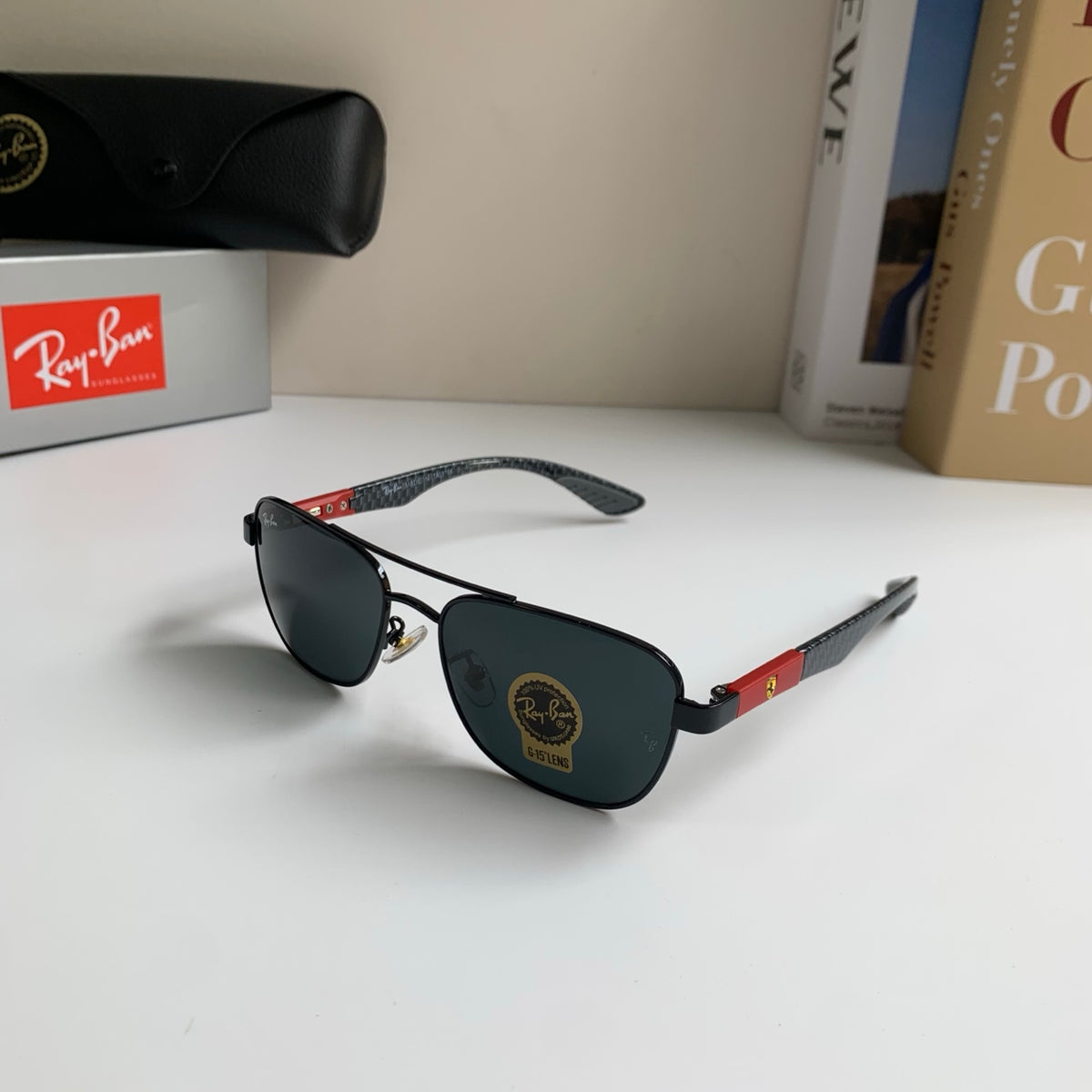 Ray-Ban Polarized Fashion Silver Lens Sunglasses for Men & Women - 399509 - detail image 2