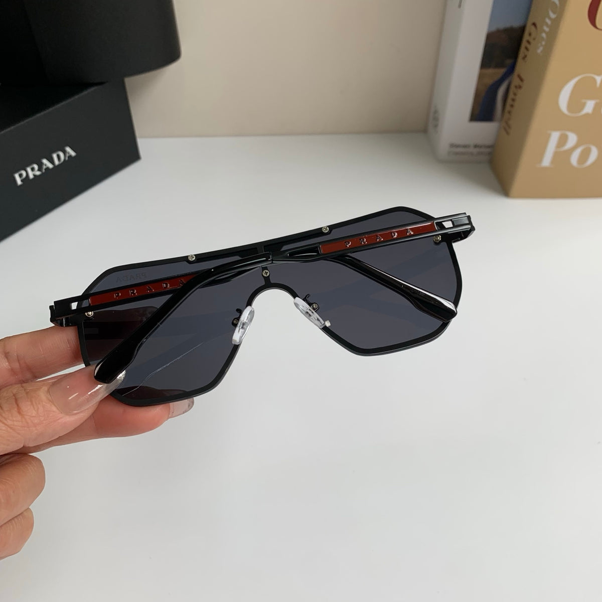 Prada Oversized Black Lens Sunglasses for Men & Women - 415778 - detail image 8