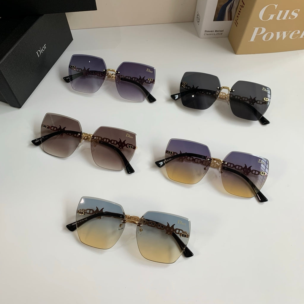 Dior Polarized Square Silver Lens Sunglasses for Men & Women - 486722 - detail image 10