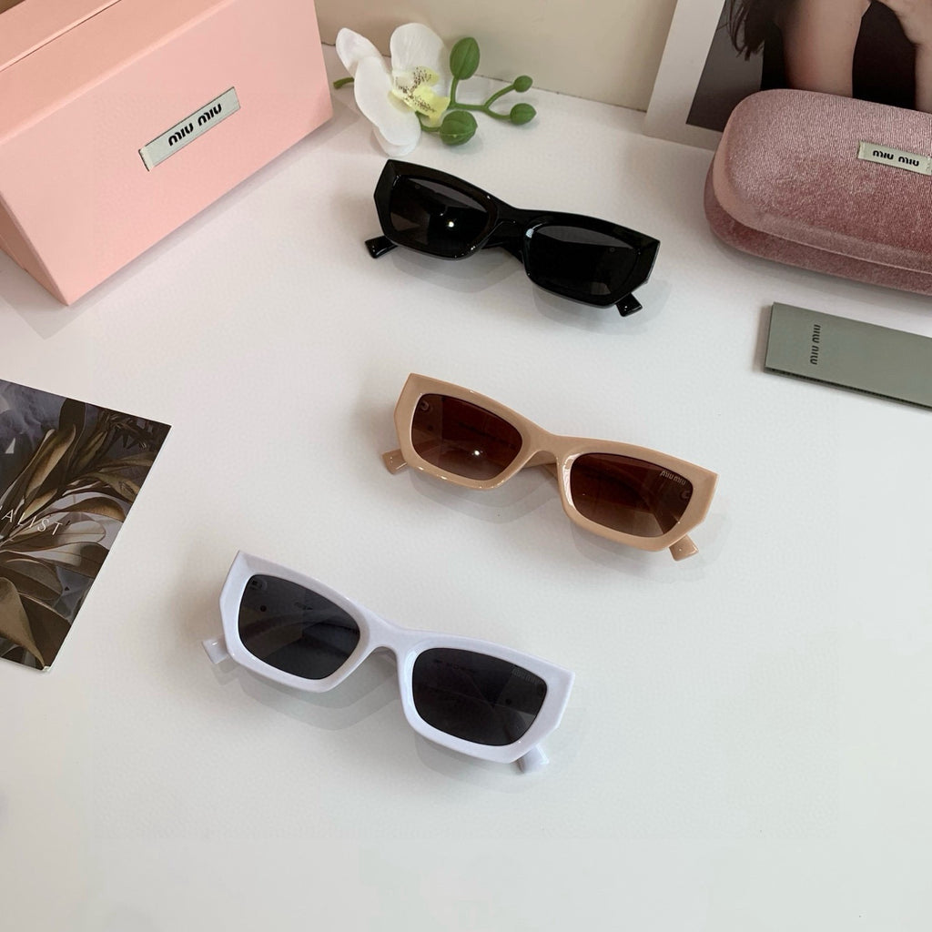 Miu Miu Square Brown Lens Sunglasses for Men & Women - 487563 - detail image 4