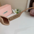 Miu Miu Square Brown Lens Sunglasses for Men & Women - 416269