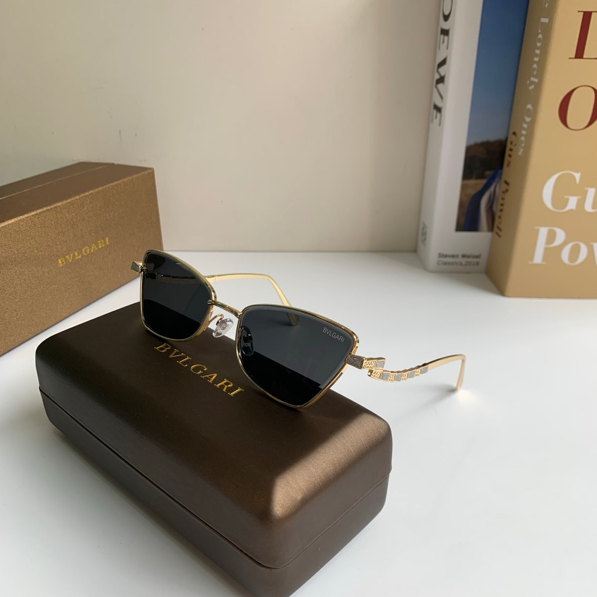 Bottega Veneta Metal Fashion Silver Lens Sunglasses for Men & Women - 372591 - detail image 4