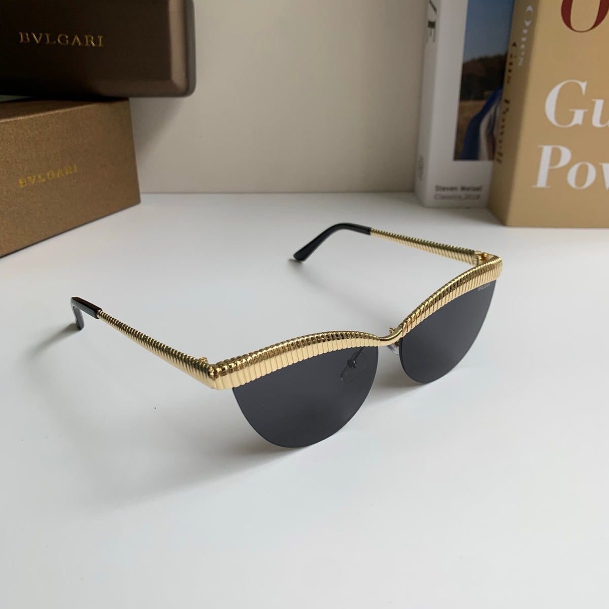 Bottega Veneta Cat-Eye Silver Lens Sunglasses for Men & Women - 372595