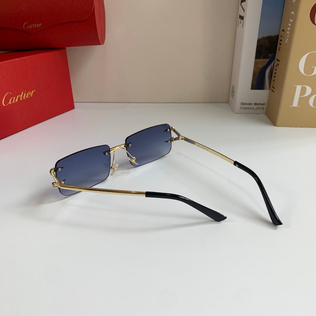 Cartier Square Silver Lens Sunglasses for Men & Women - 372195 - detail image 7